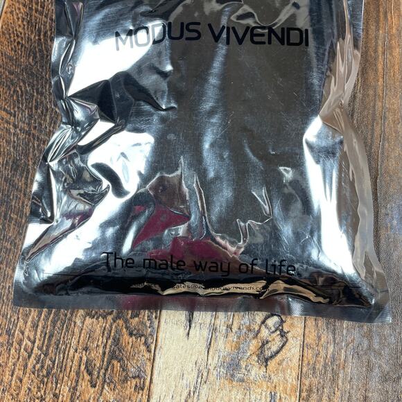 Modus Vivendi Mens Medium White Gold Polyamide Elastane Glam Meander Trunk Boxer - Picture 14 of 15